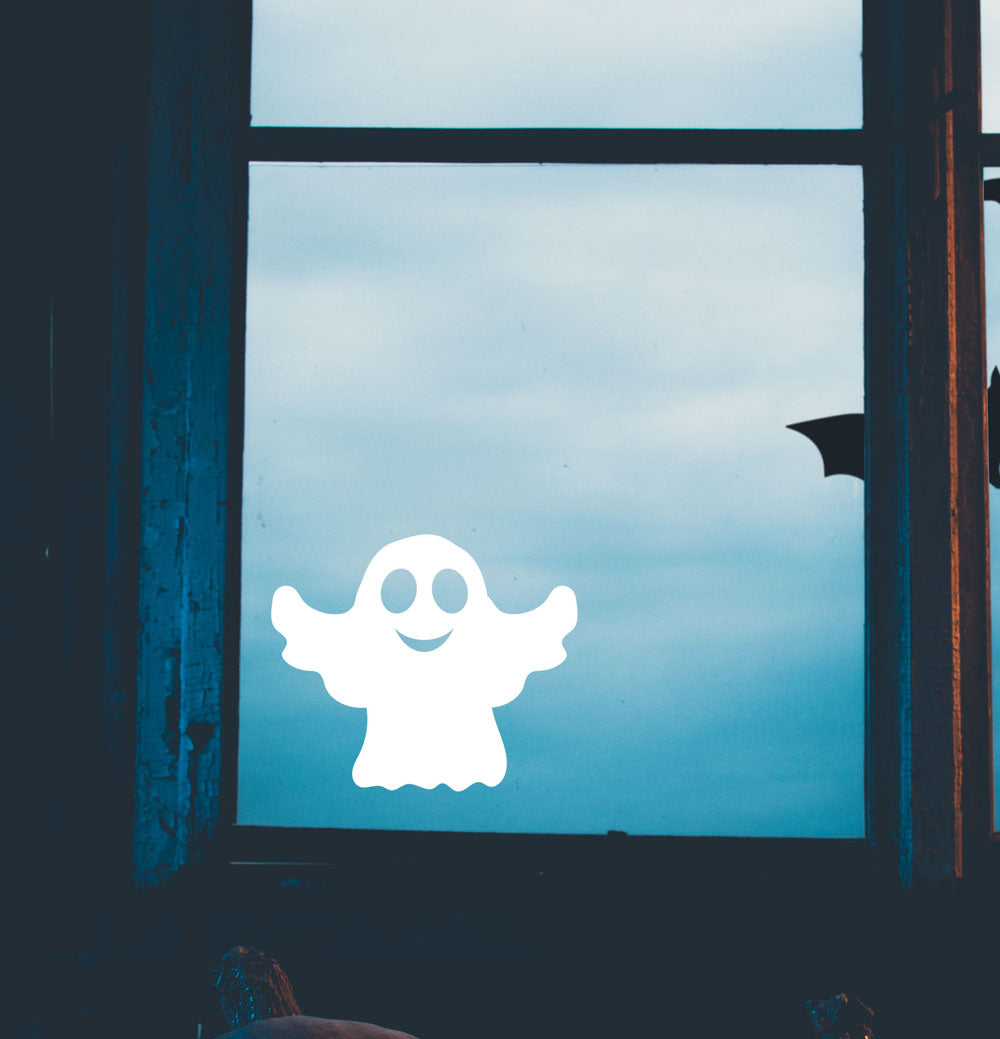 Haunted House Halloween - Vinyl Window Sticker