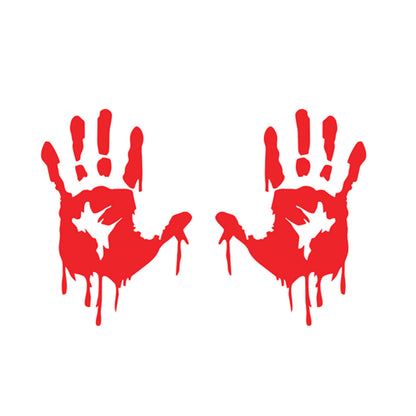 Scary Halloween Hands Window / Wall Sticker