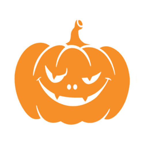 Halloween Vinyl Sticker - Orange Pumpkin