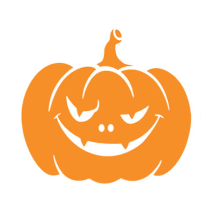 Halloween Vinyl Sticker - Orange Pumpkin